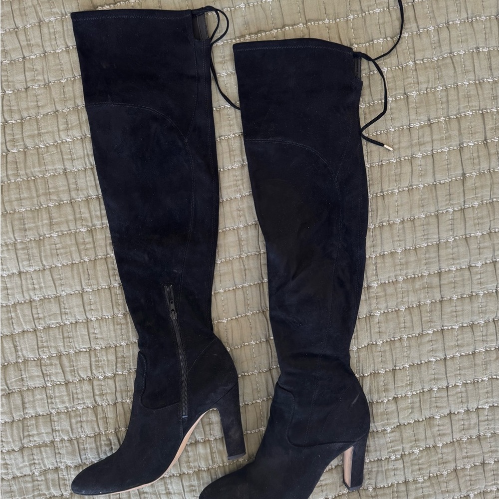 Suede Over-the-Knee Boots